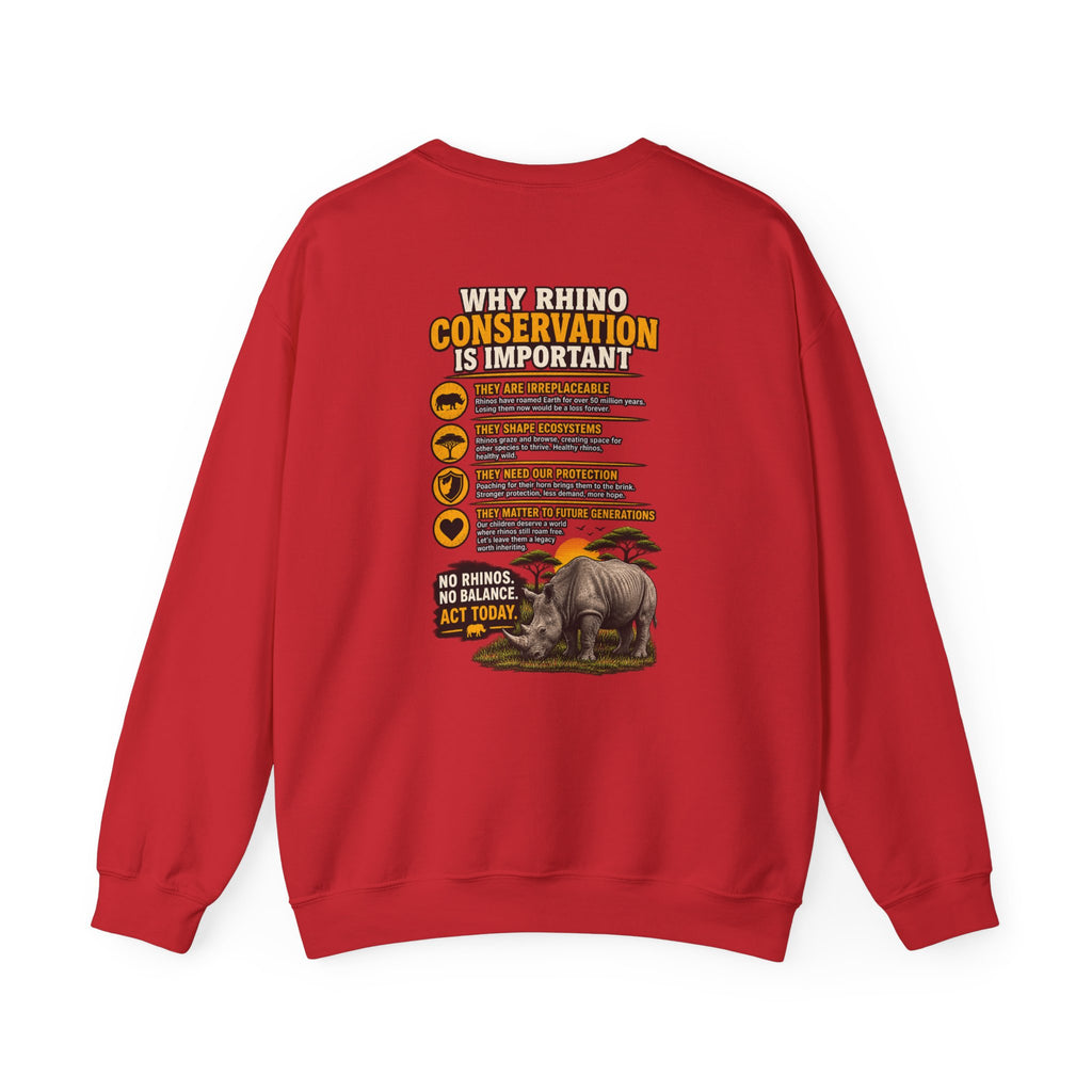 Let the Rhino Be Horny – Unisex Heavy Blend Crewneck Sweatshirt
