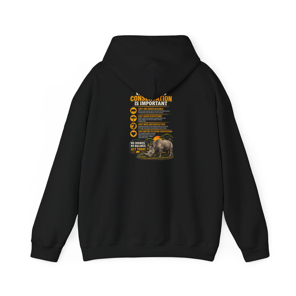 Let the Rhino Be Horny – Unisex Heavy Blend Hoodie