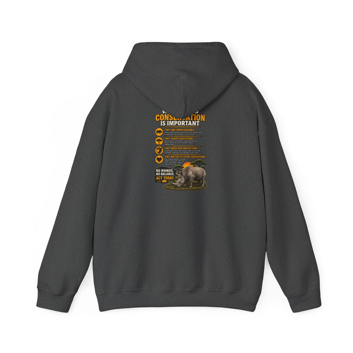 Let the Rhino Be Horny – Unisex Heavy Blend Hoodie
