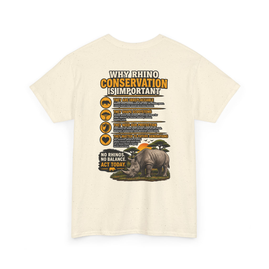 Let the Rhino Be Horny – Unisex Heavy Cotton Tee