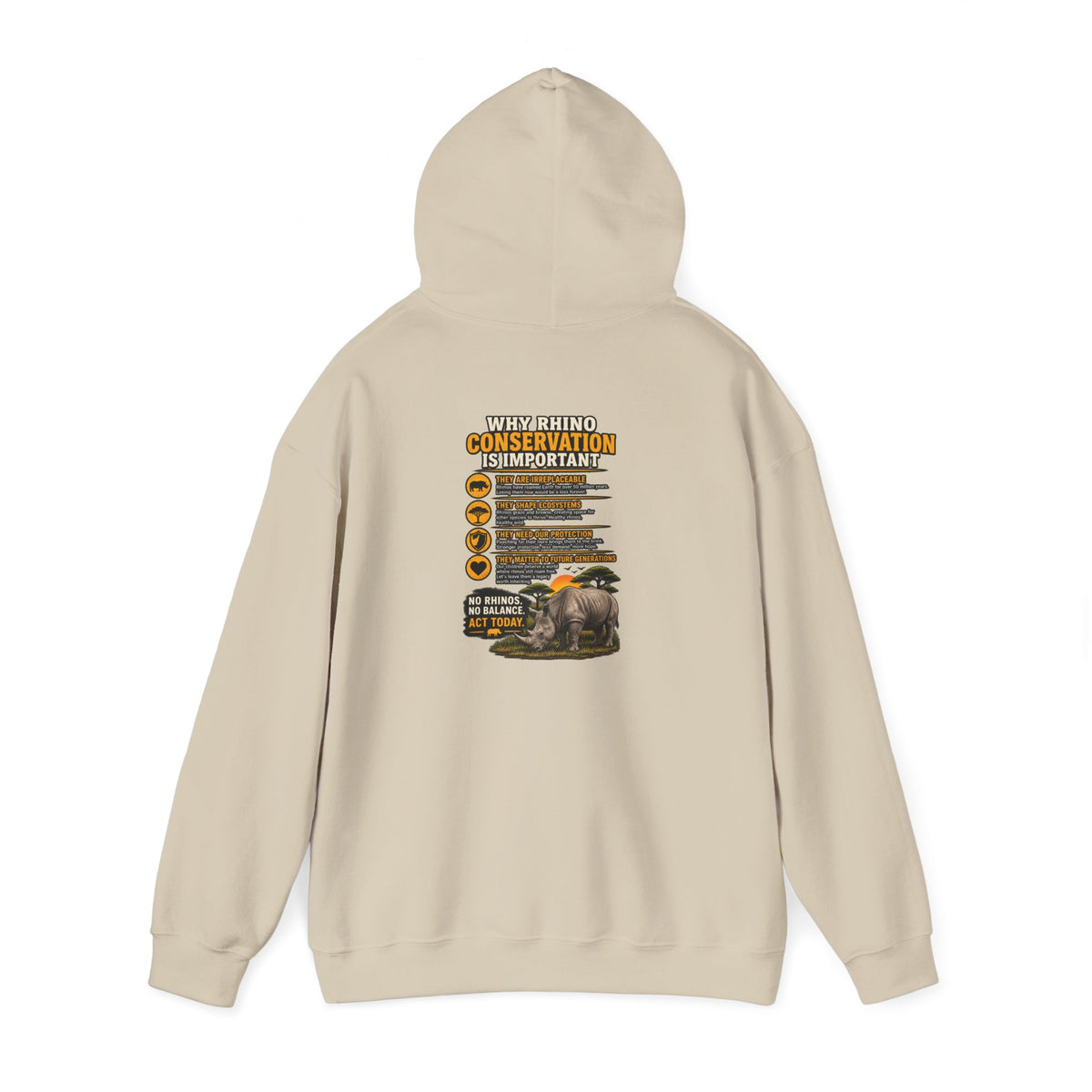 Let the Rhino Be Horny – Unisex Heavy Blend Hoodie