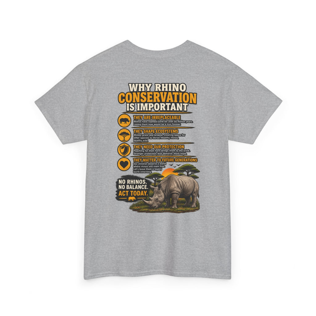 Let the Rhino Be Horny – Unisex Heavy Cotton Tee
