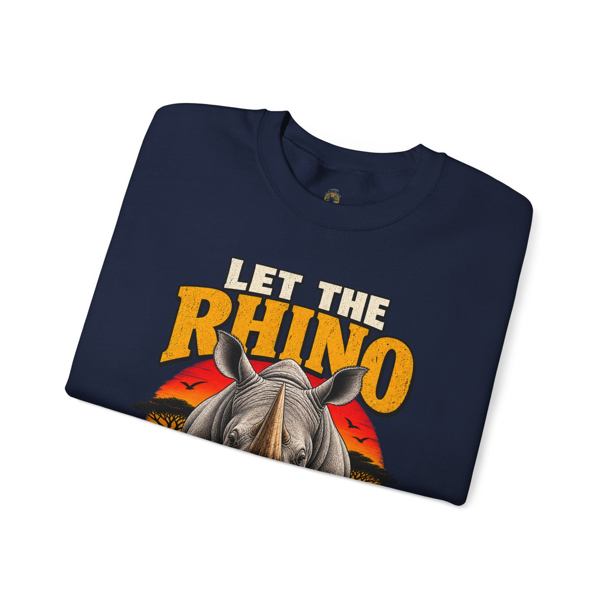 Let the Rhino Be Horny – Unisex Heavy Blend Crewneck Sweatshirt