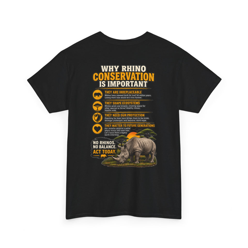Let the Rhino Be Horny – Unisex Heavy Cotton Tee