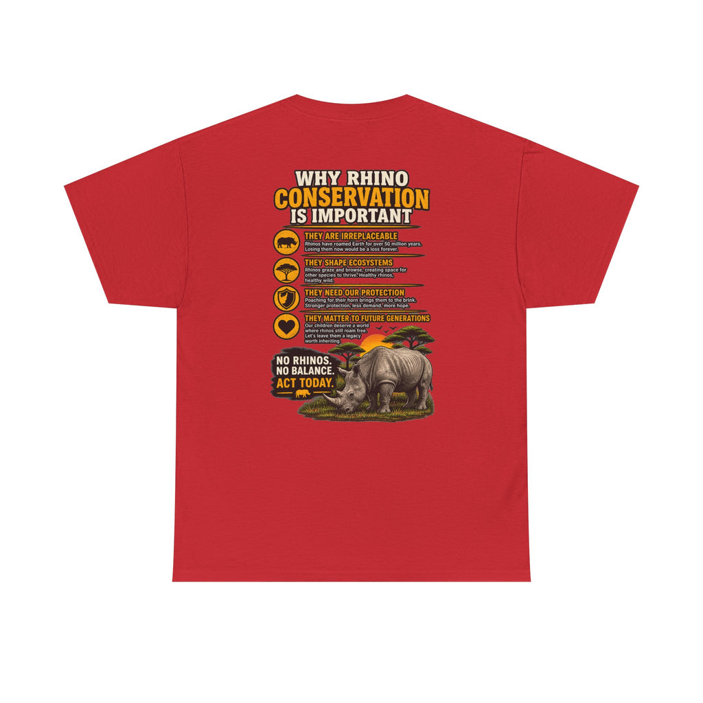 Let the Rhino Be Horny – Unisex Heavy Cotton Tee