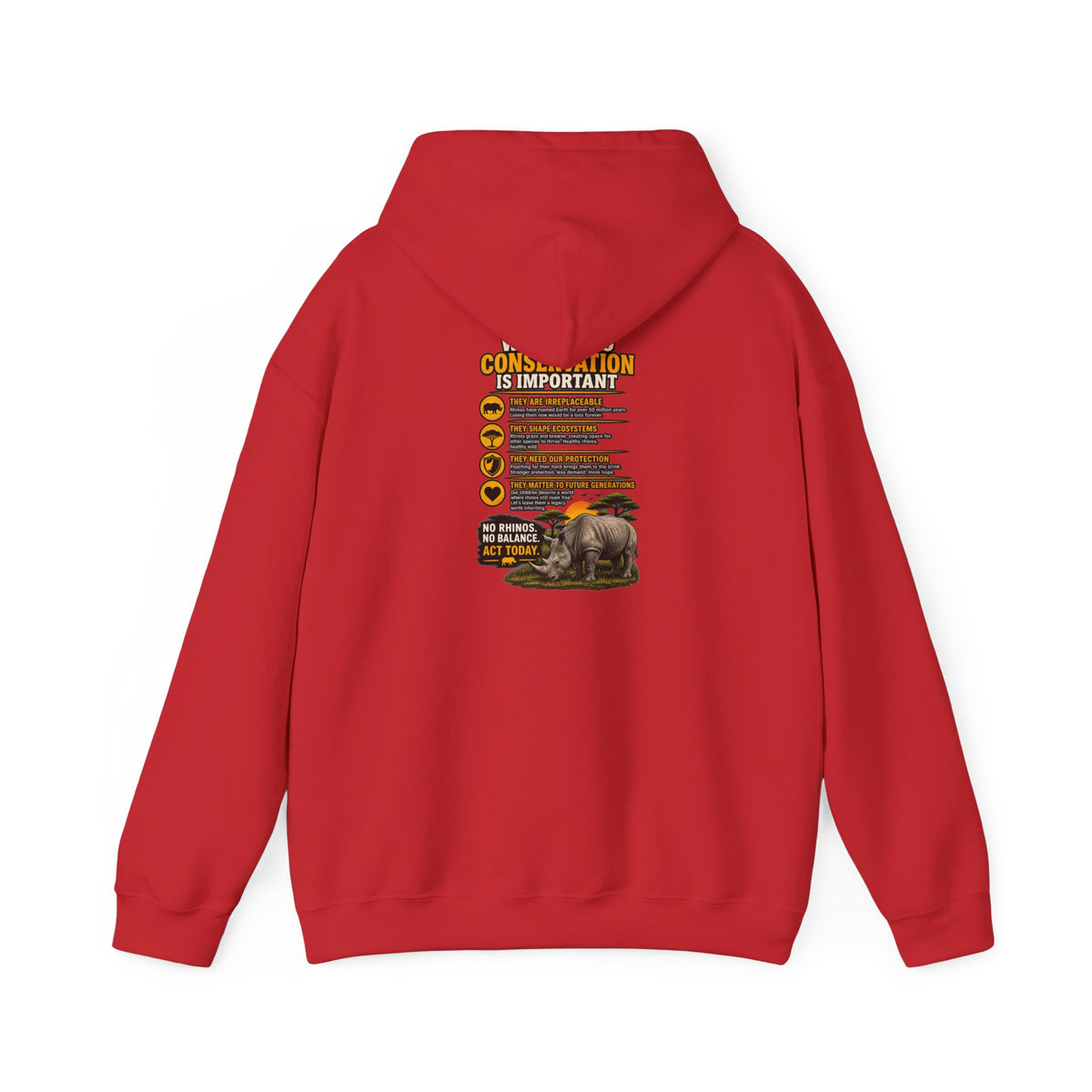 Let the Rhino Be Horny – Unisex Heavy Blend Hoodie