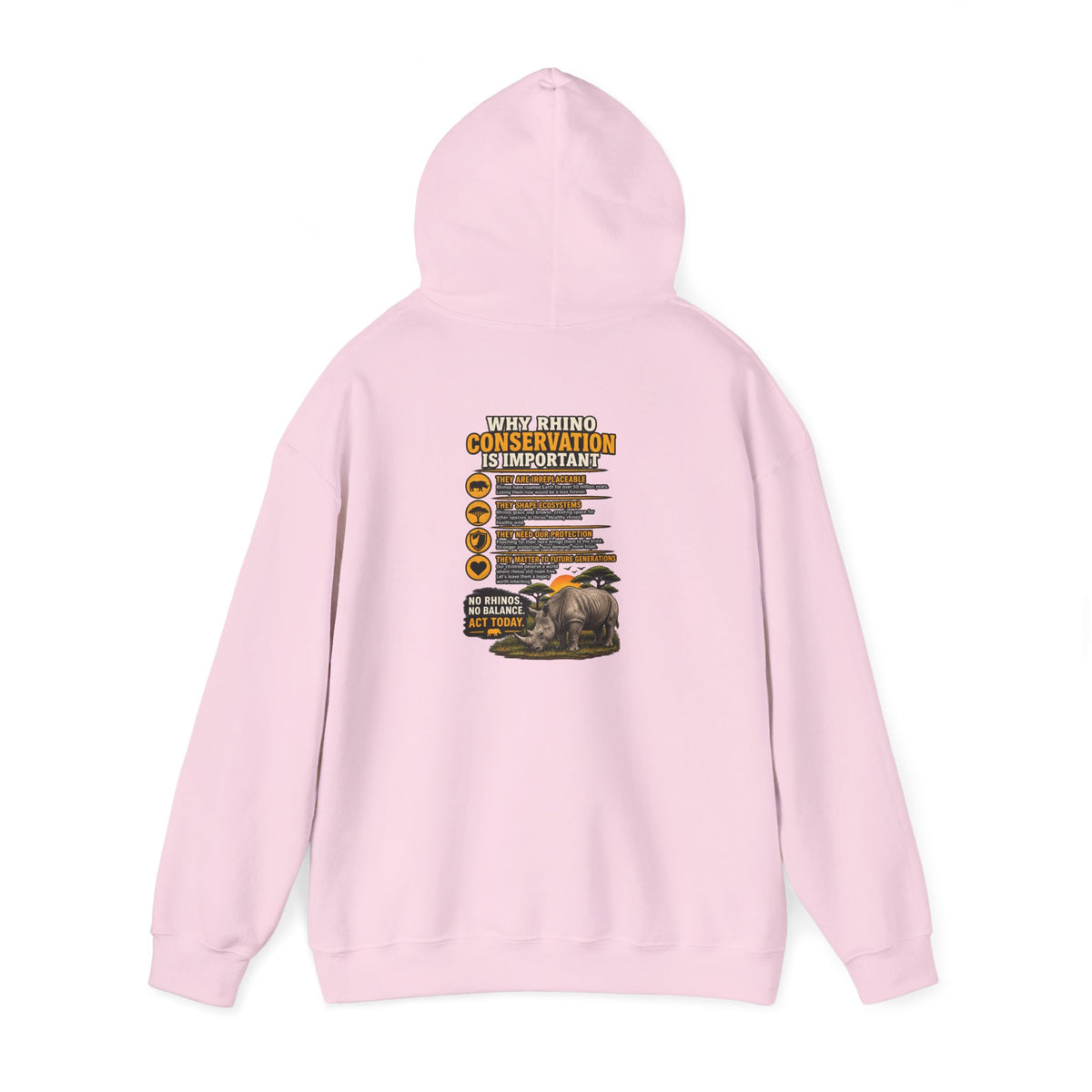 Let the Rhino Be Horny – Unisex Heavy Blend Hoodie