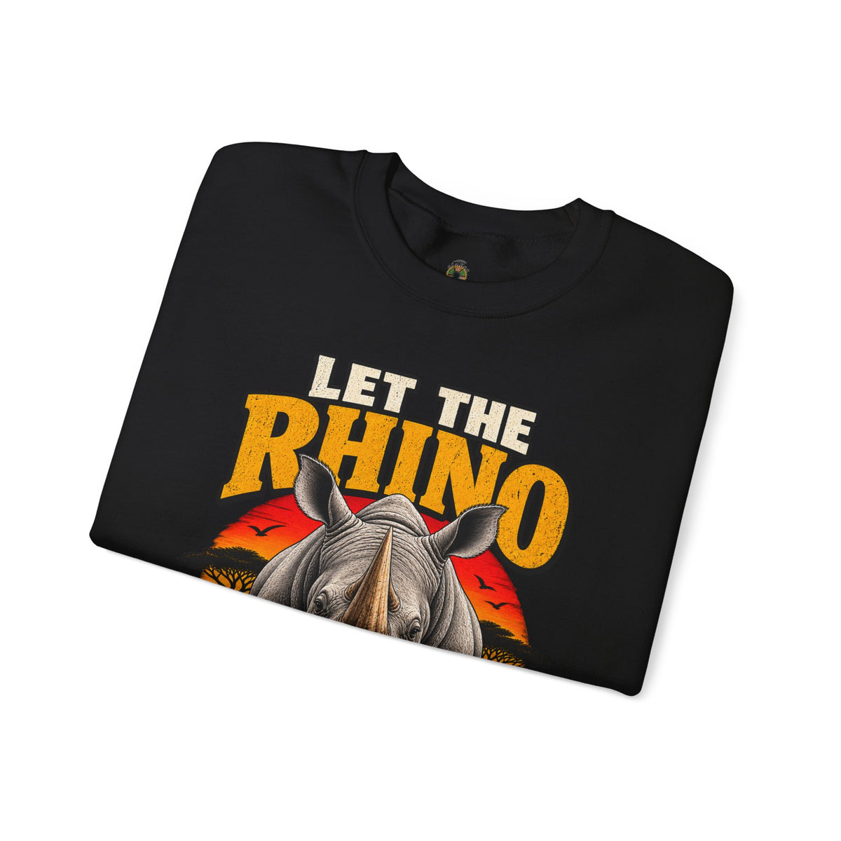 Let the Rhino Be Horny – Unisex Heavy Blend Crewneck Sweatshirt
