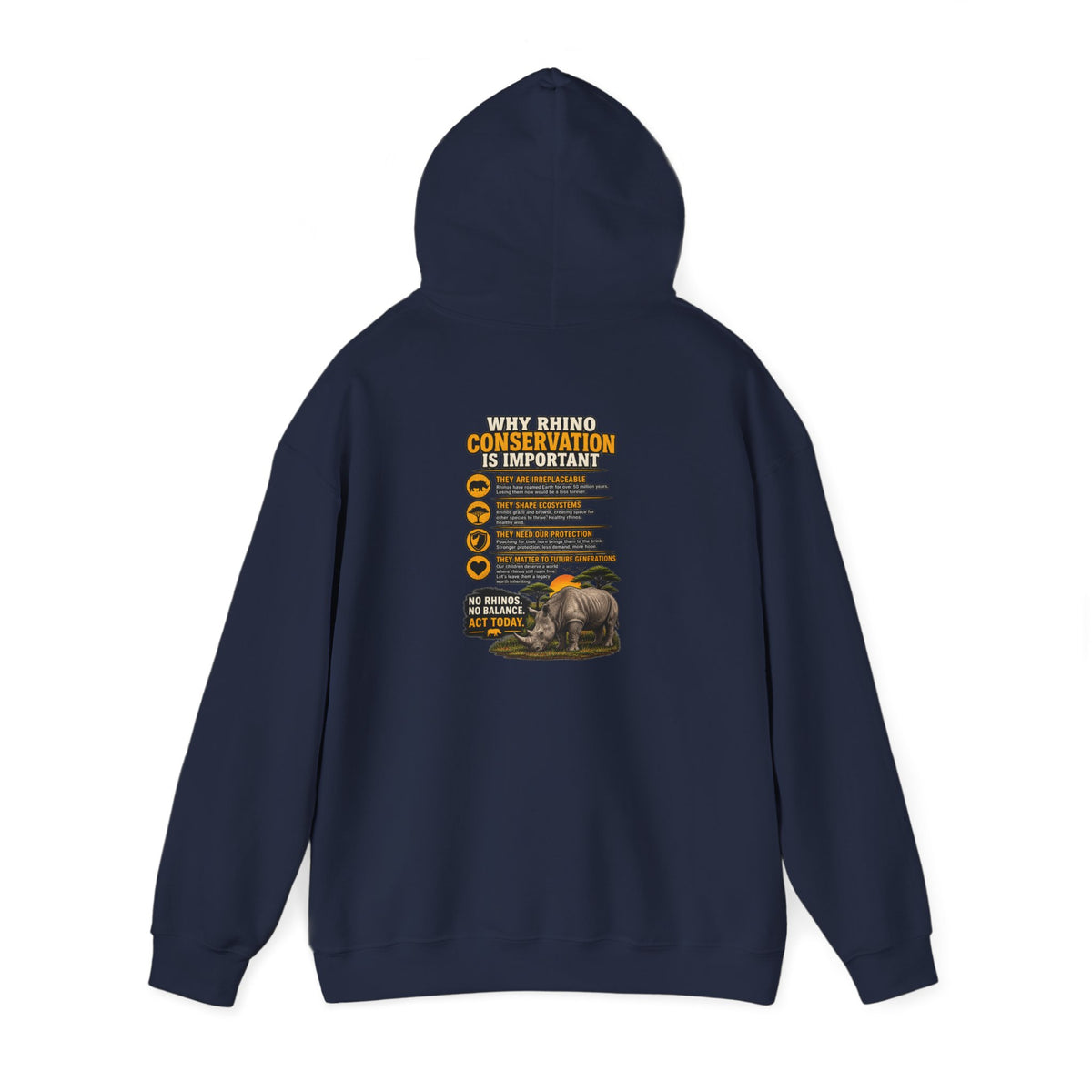 Let the Rhino Be Horny – Unisex Heavy Blend Hoodie