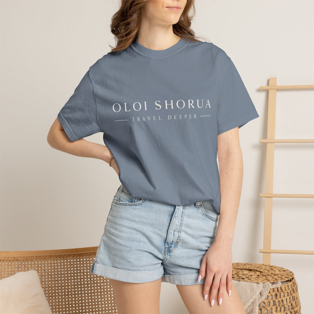 Oloi Shorua Travel Deeper Garment-Dyed T-Shirt