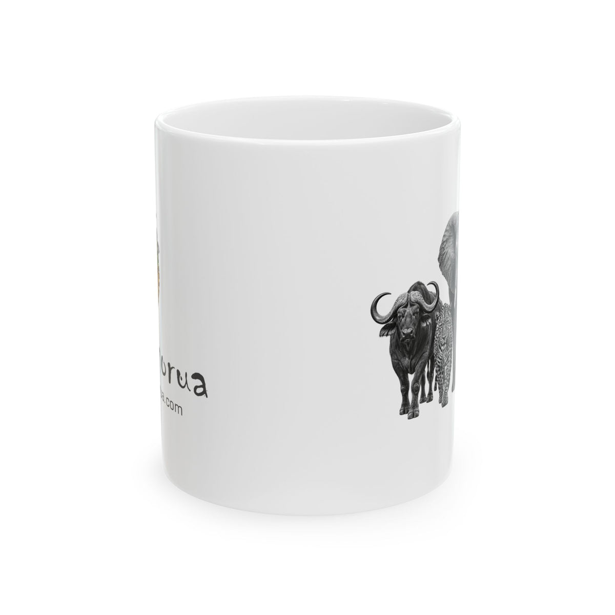Oloi Shorua Big Five Ceramic Coffee Mug