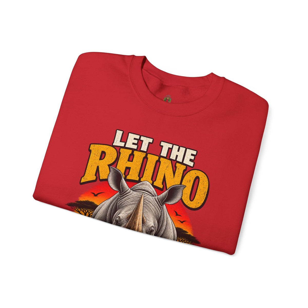 Let the Rhino Be Horny – Unisex Heavy Blend Crewneck Sweatshirt