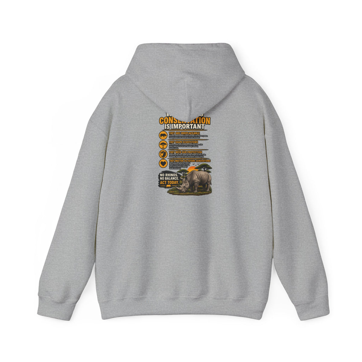Let the Rhino Be Horny – Unisex Heavy Blend Hoodie