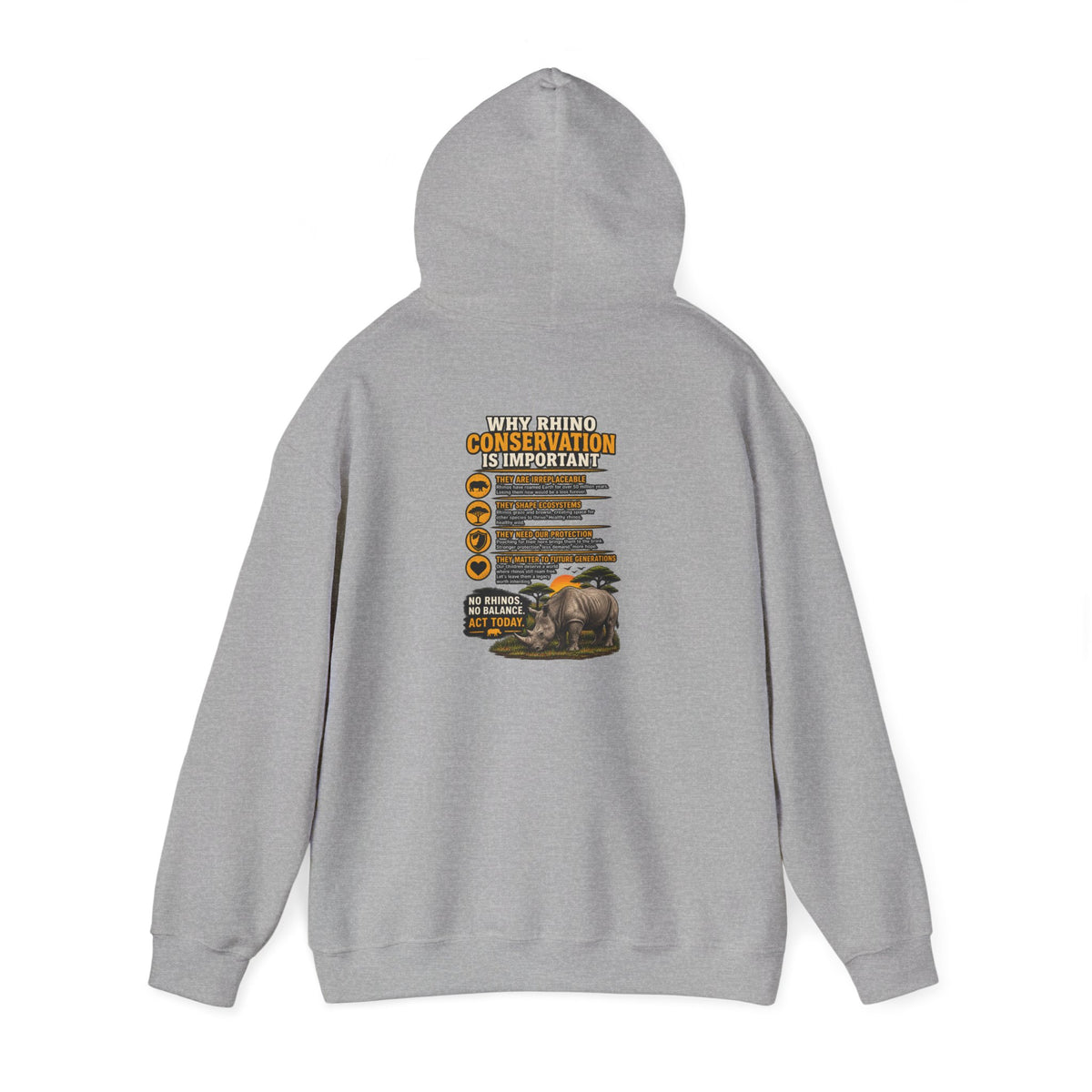 Let the Rhino Be Horny – Unisex Heavy Blend Hoodie