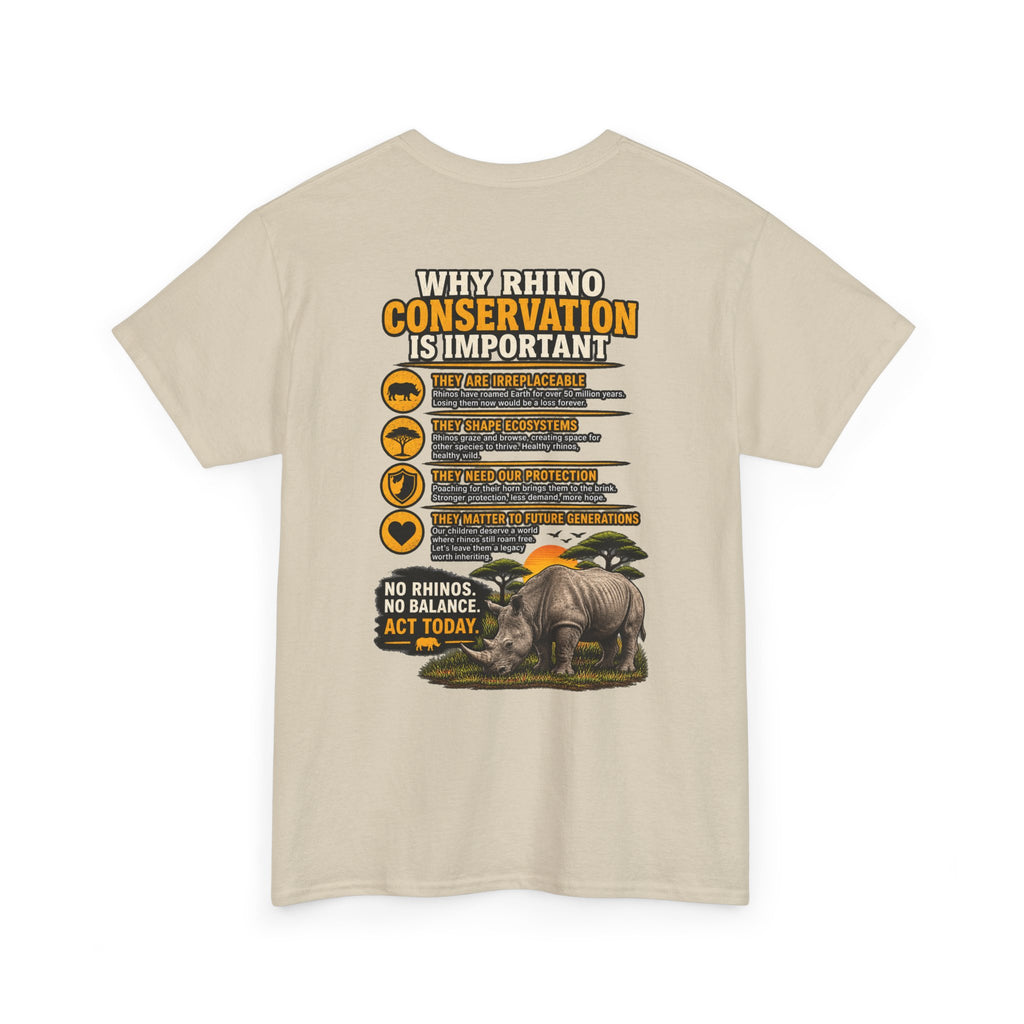 Let the Rhino Be Horny – Unisex Heavy Cotton Tee
