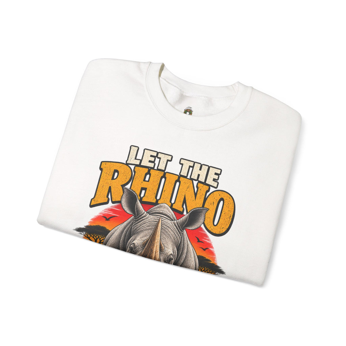 Let the Rhino Be Horny – Unisex Heavy Blend Crewneck Sweatshirt
