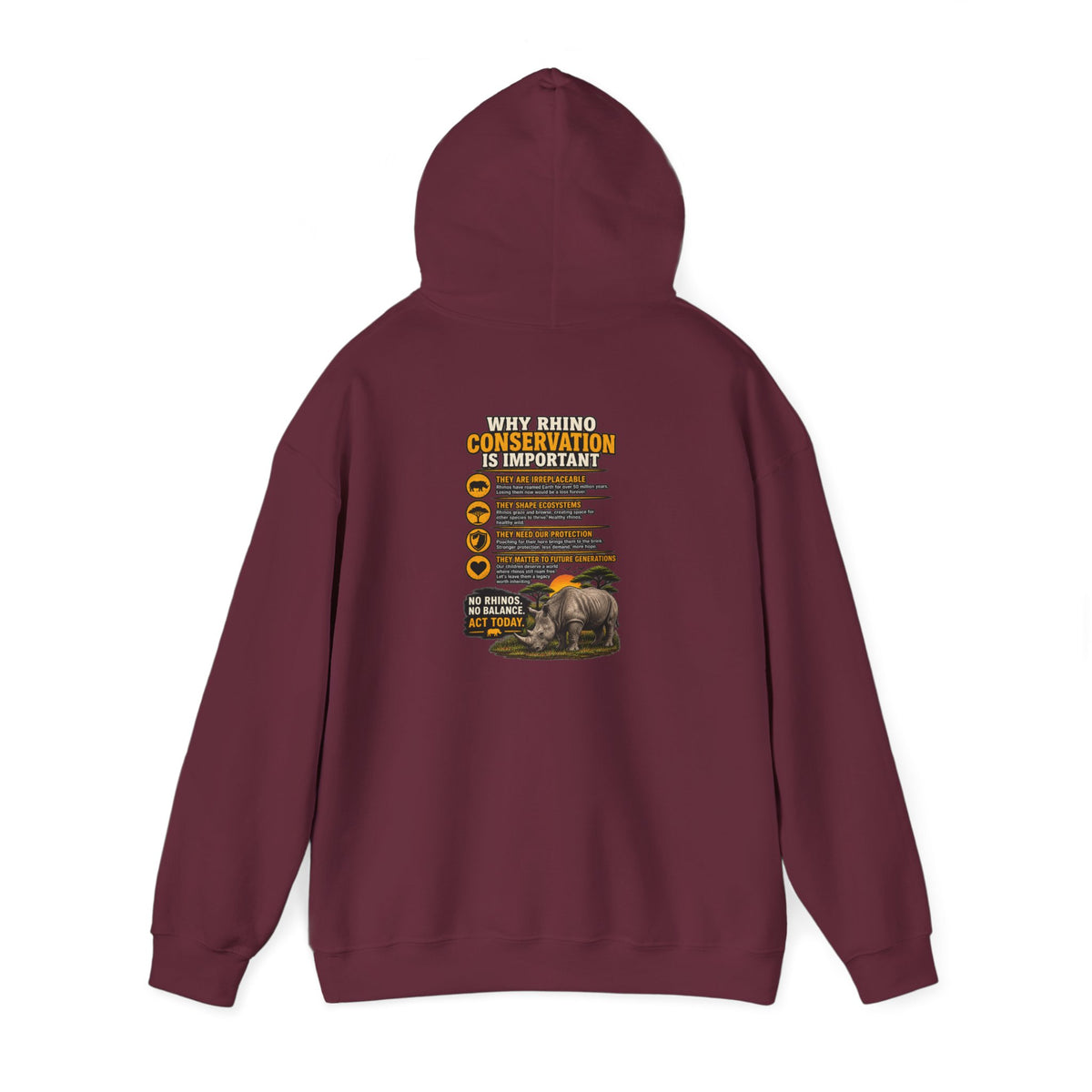Let the Rhino Be Horny – Unisex Heavy Blend Hoodie