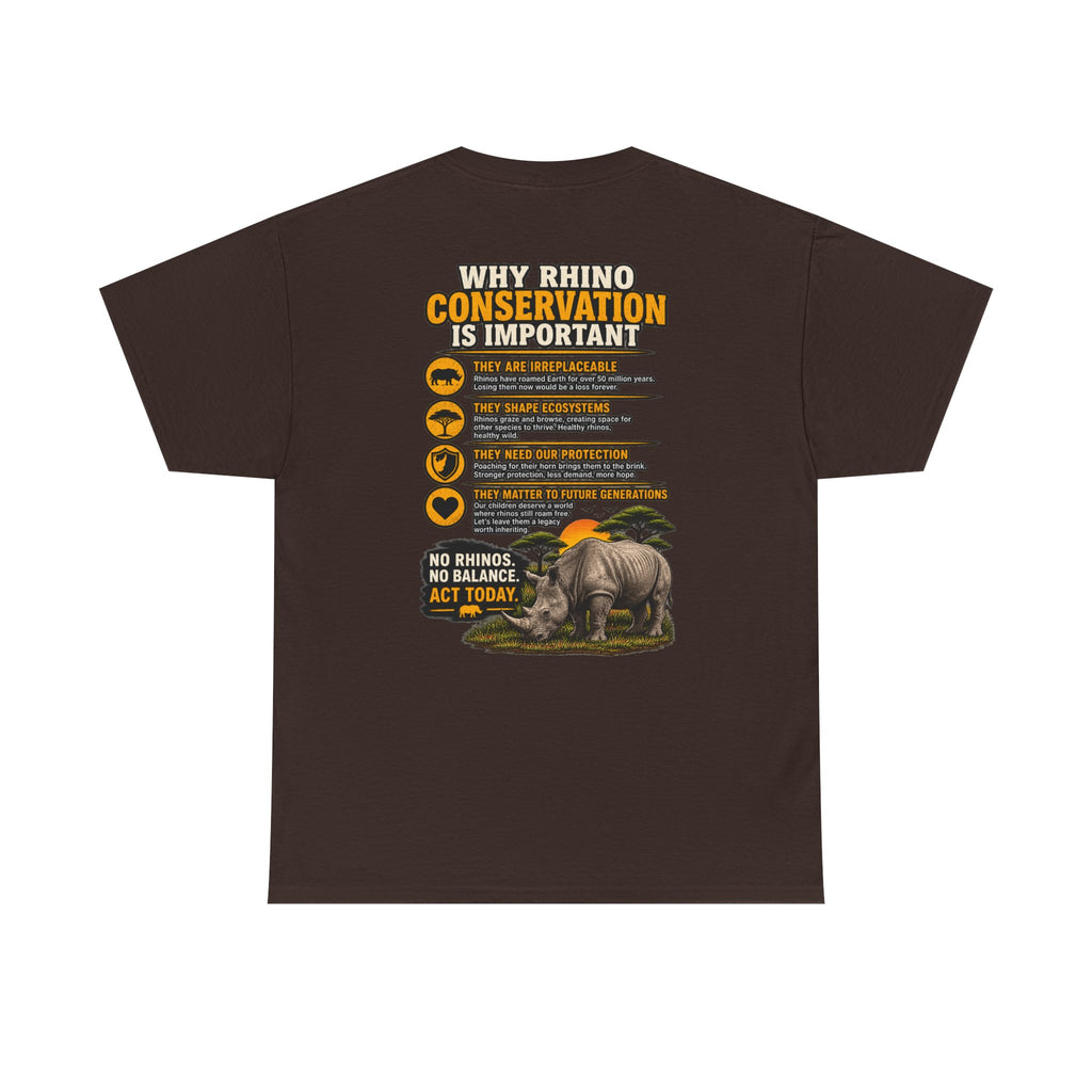 Let the Rhino Be Horny – Unisex Heavy Cotton Tee