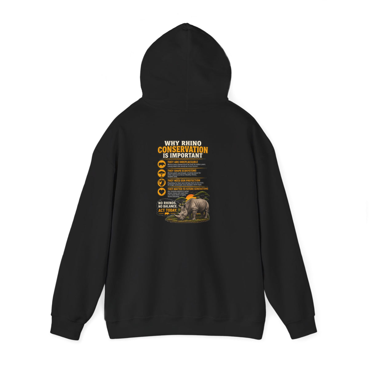 Let the Rhino Be Horny – Unisex Heavy Blend Hoodie