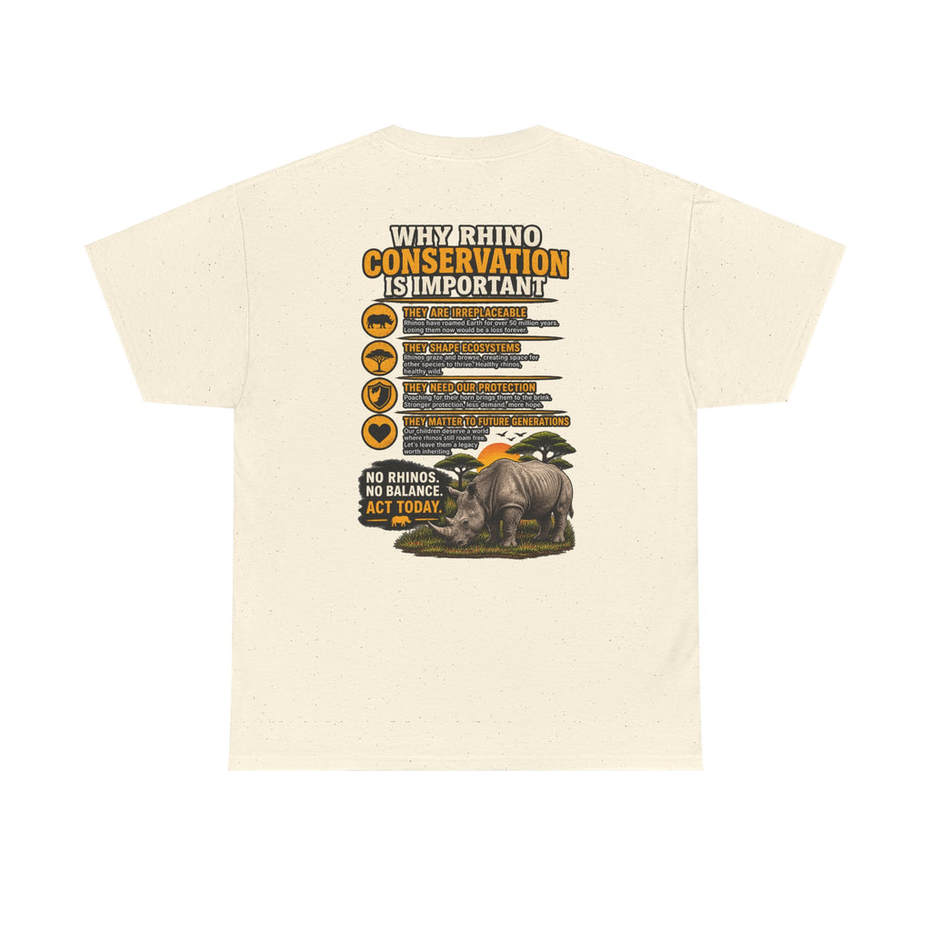 Let the Rhino Be Horny – Unisex Heavy Cotton Tee
