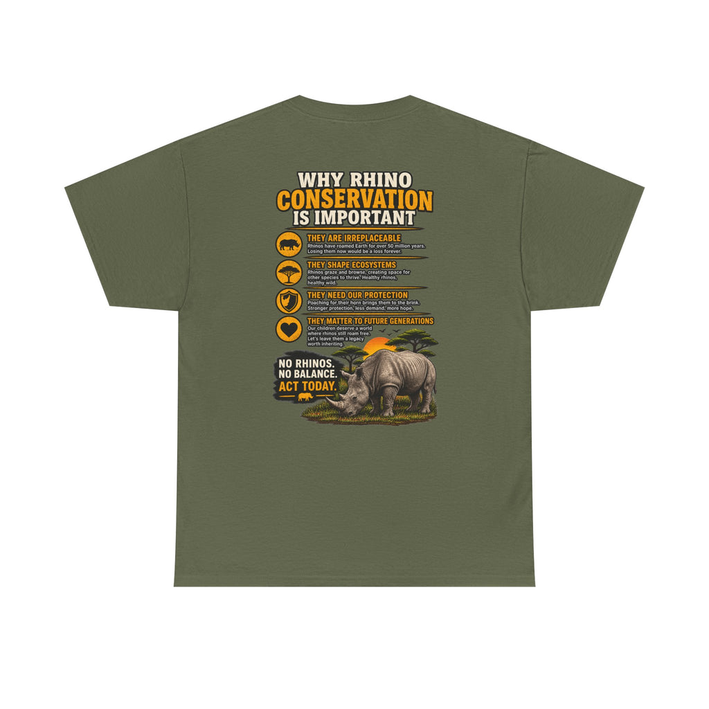 Let the Rhino Be Horny – Unisex Heavy Cotton Tee