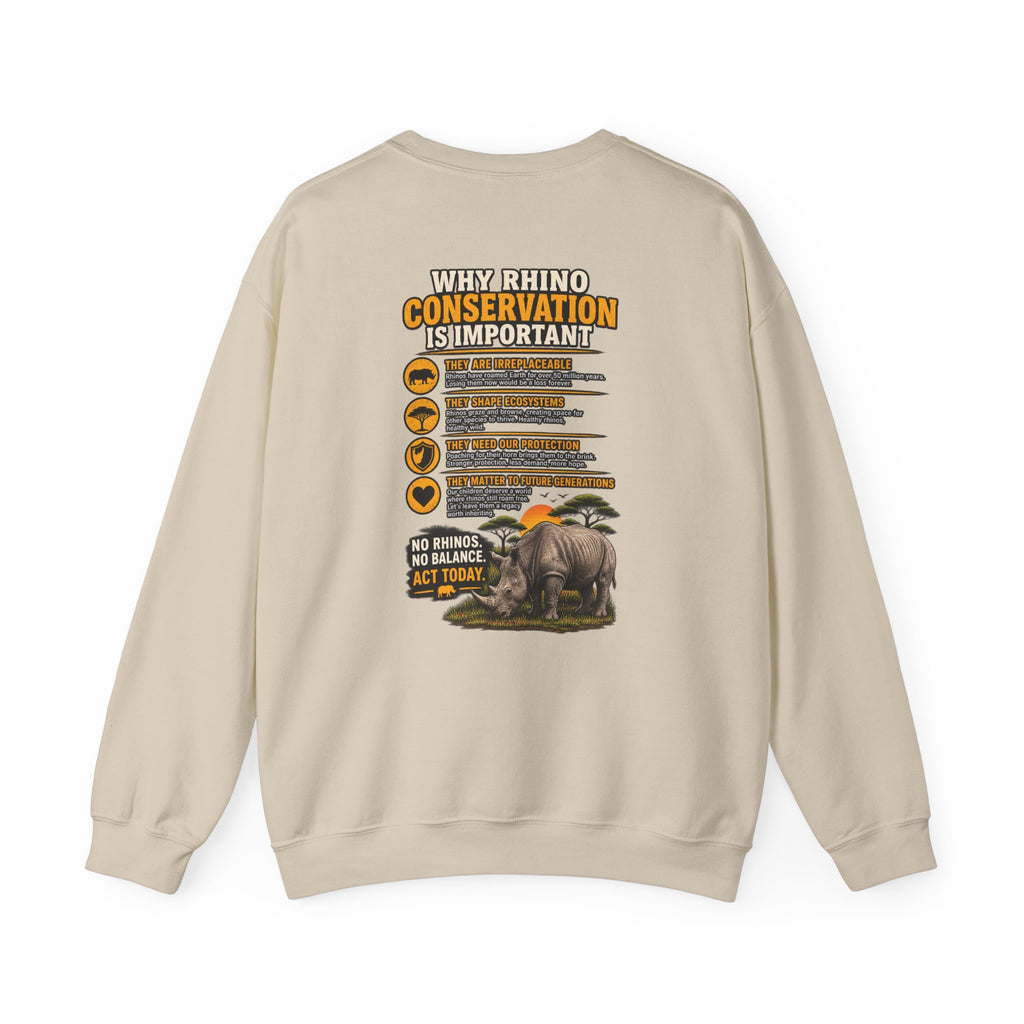 Let the Rhino Be Horny – Unisex Heavy Blend Crewneck Sweatshirt