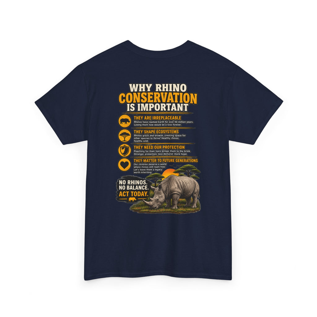 Let the Rhino Be Horny – Unisex Heavy Cotton Tee