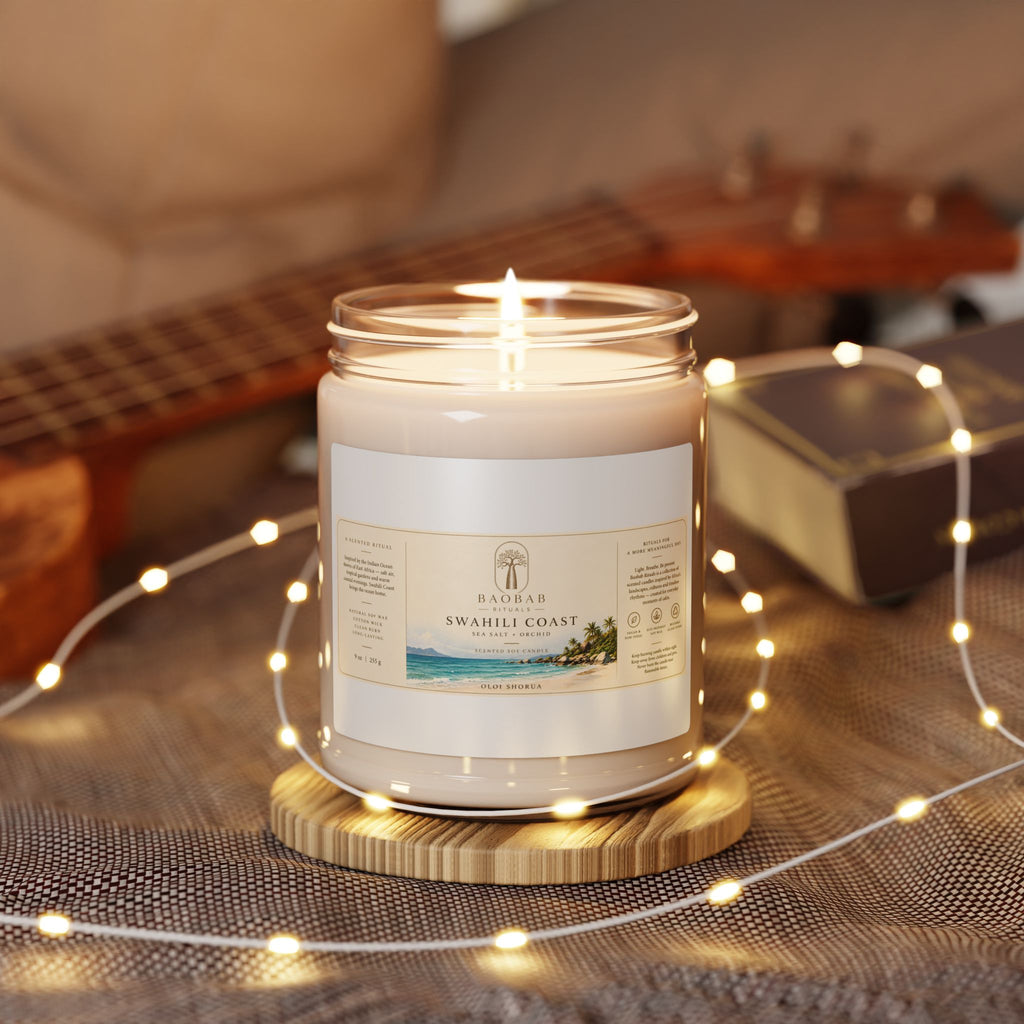 Baobab Rituals Swahili Coast Soy Candle – Sea Salt + Orchid