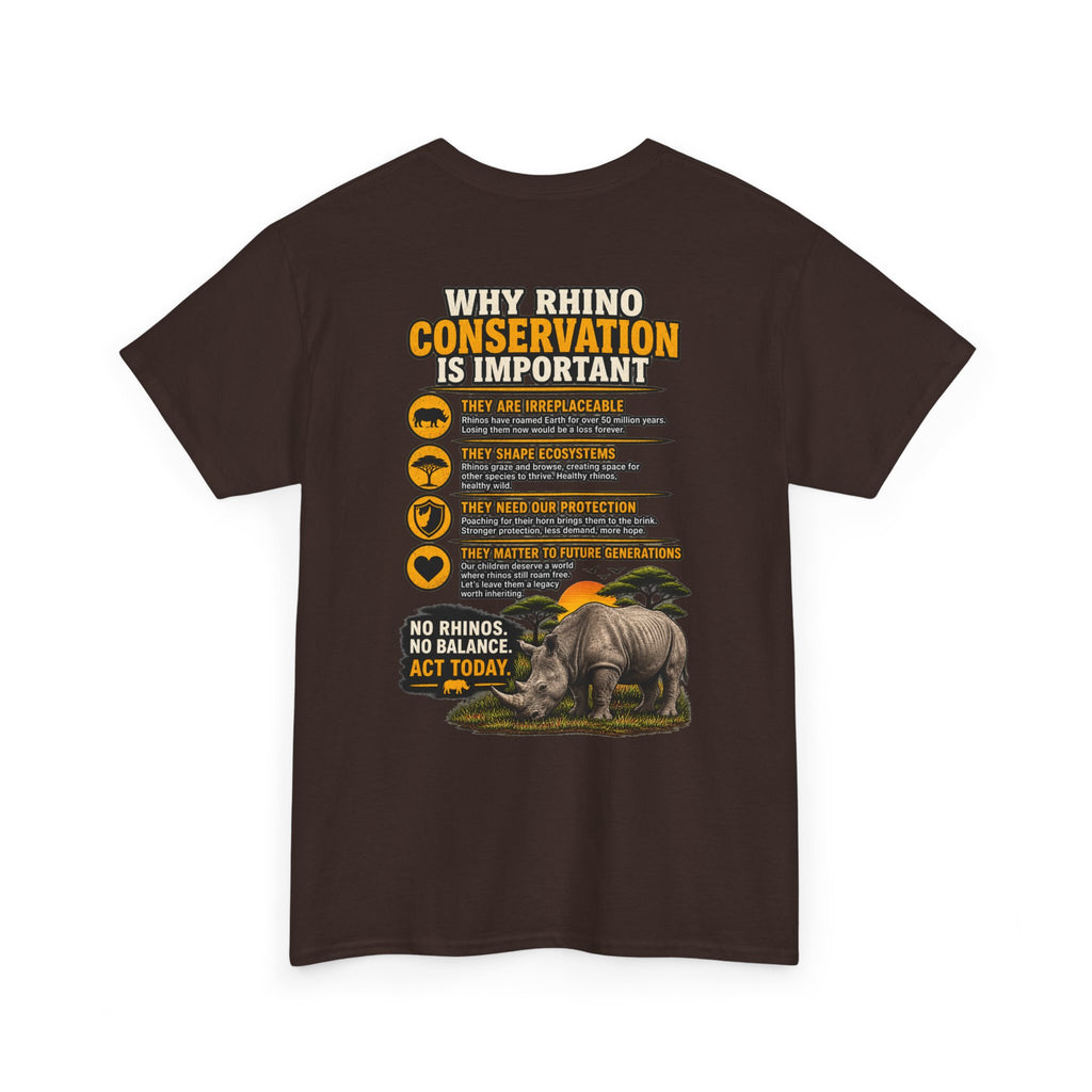 Let the Rhino Be Horny – Unisex Heavy Cotton Tee
