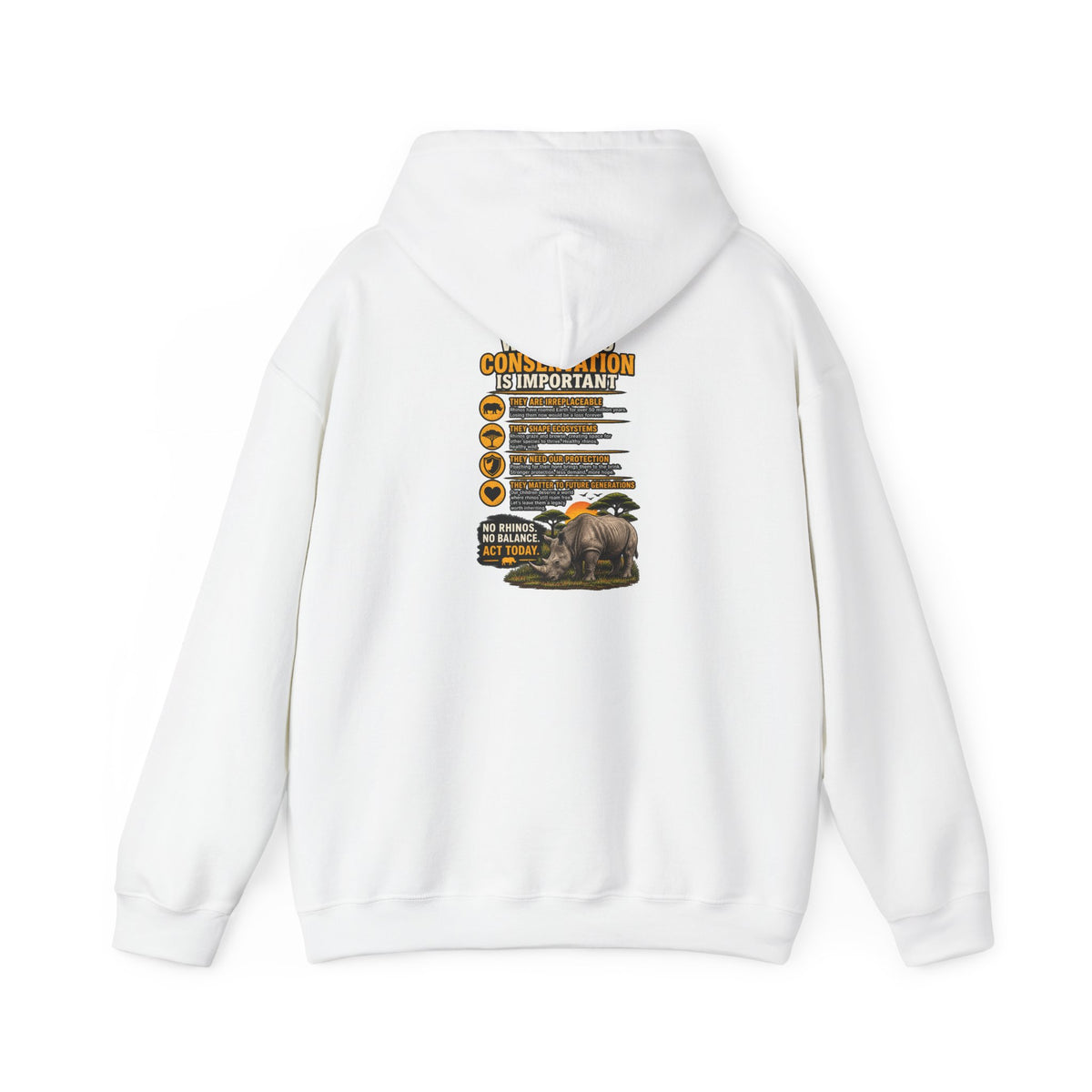 Let the Rhino Be Horny – Unisex Heavy Blend Hoodie
