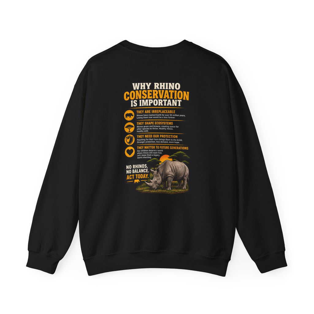 Let the Rhino Be Horny – Unisex Heavy Blend Crewneck Sweatshirt