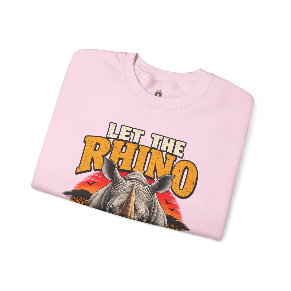 Let the Rhino Be Horny – Unisex Heavy Blend Crewneck Sweatshirt