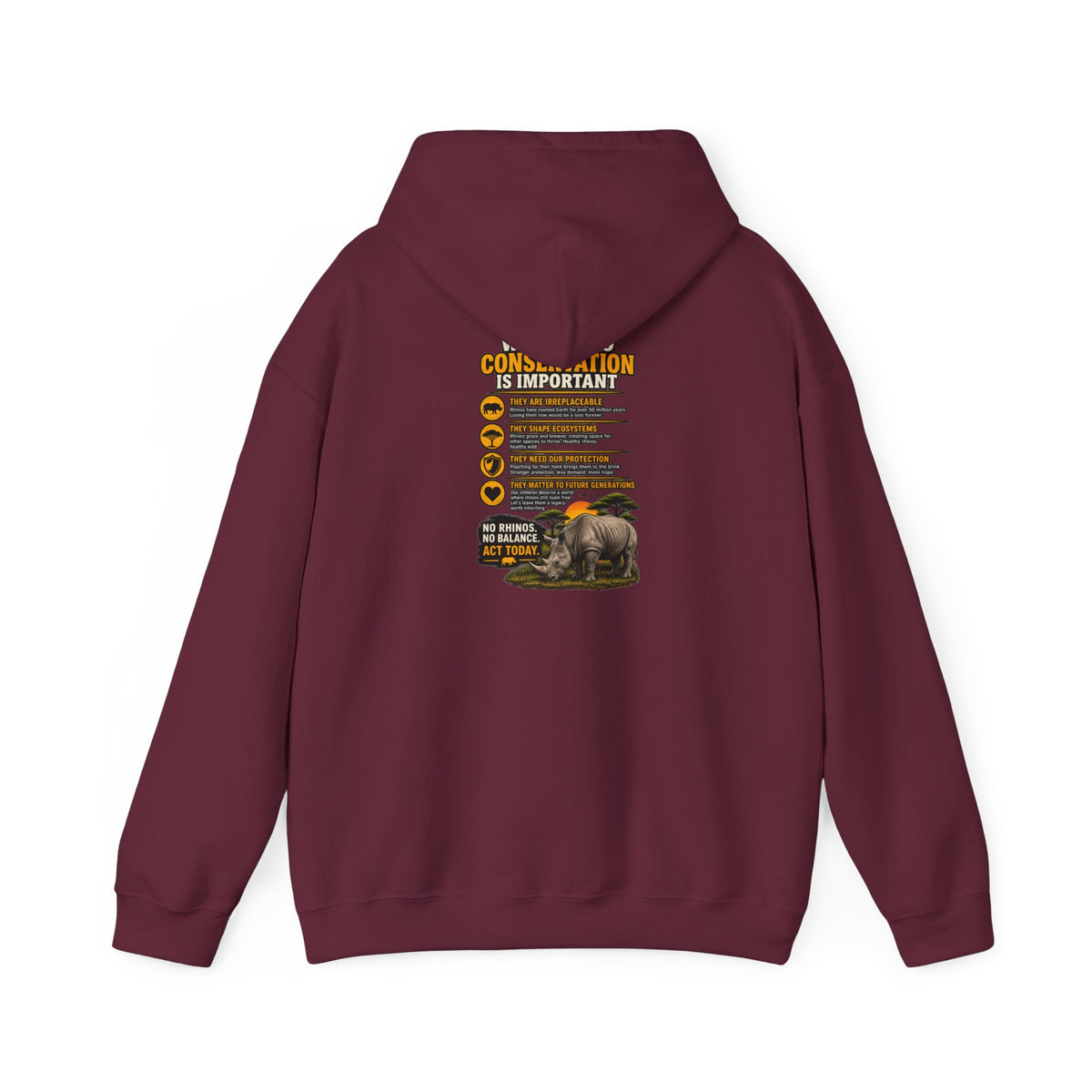 Let the Rhino Be Horny – Unisex Heavy Blend Hoodie