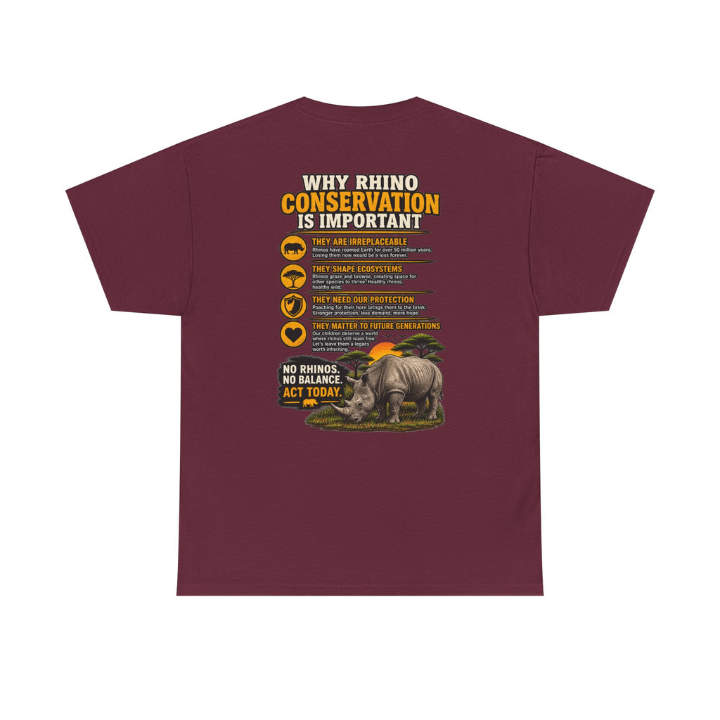 Let the Rhino Be Horny – Unisex Heavy Cotton Tee