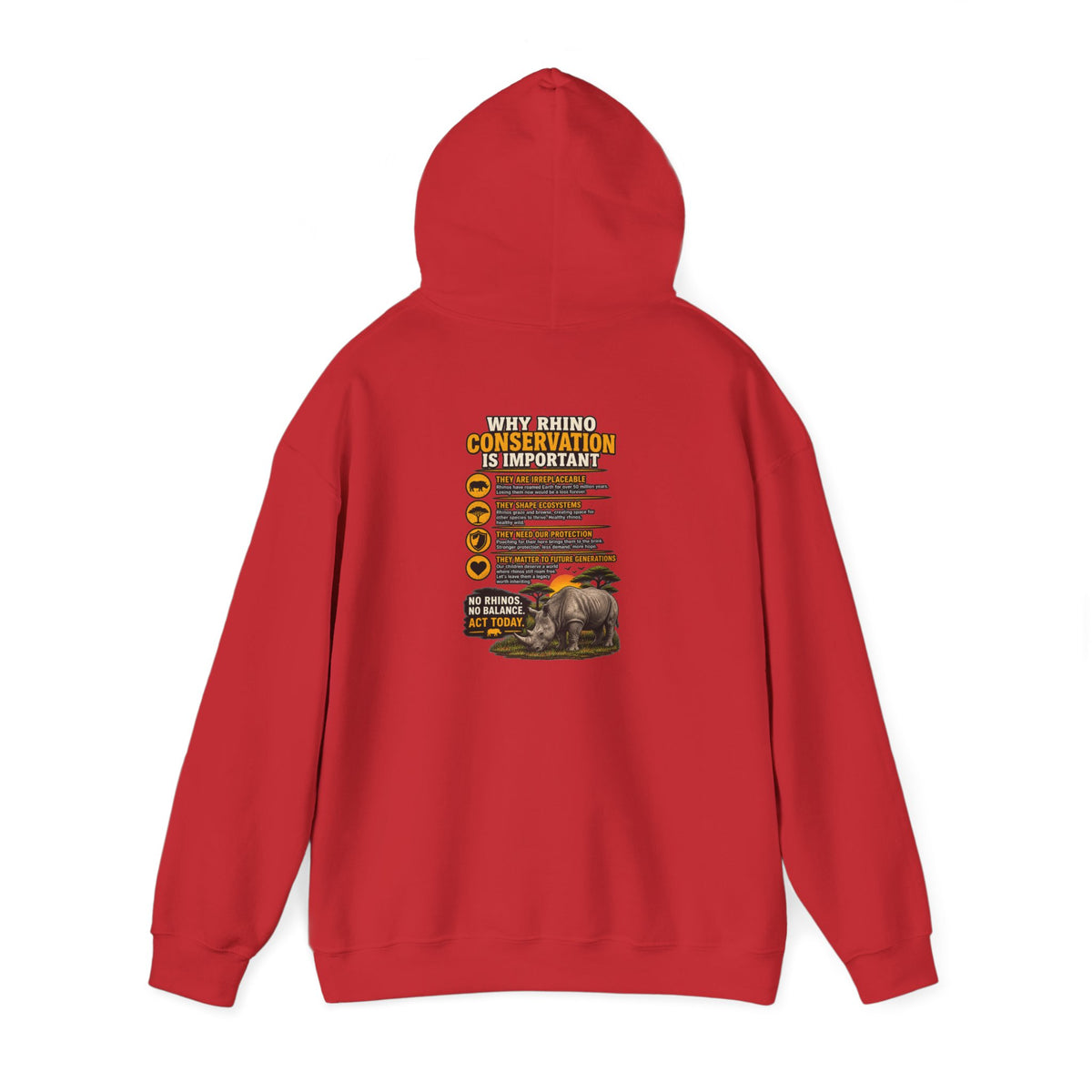 Let the Rhino Be Horny – Unisex Heavy Blend Hoodie