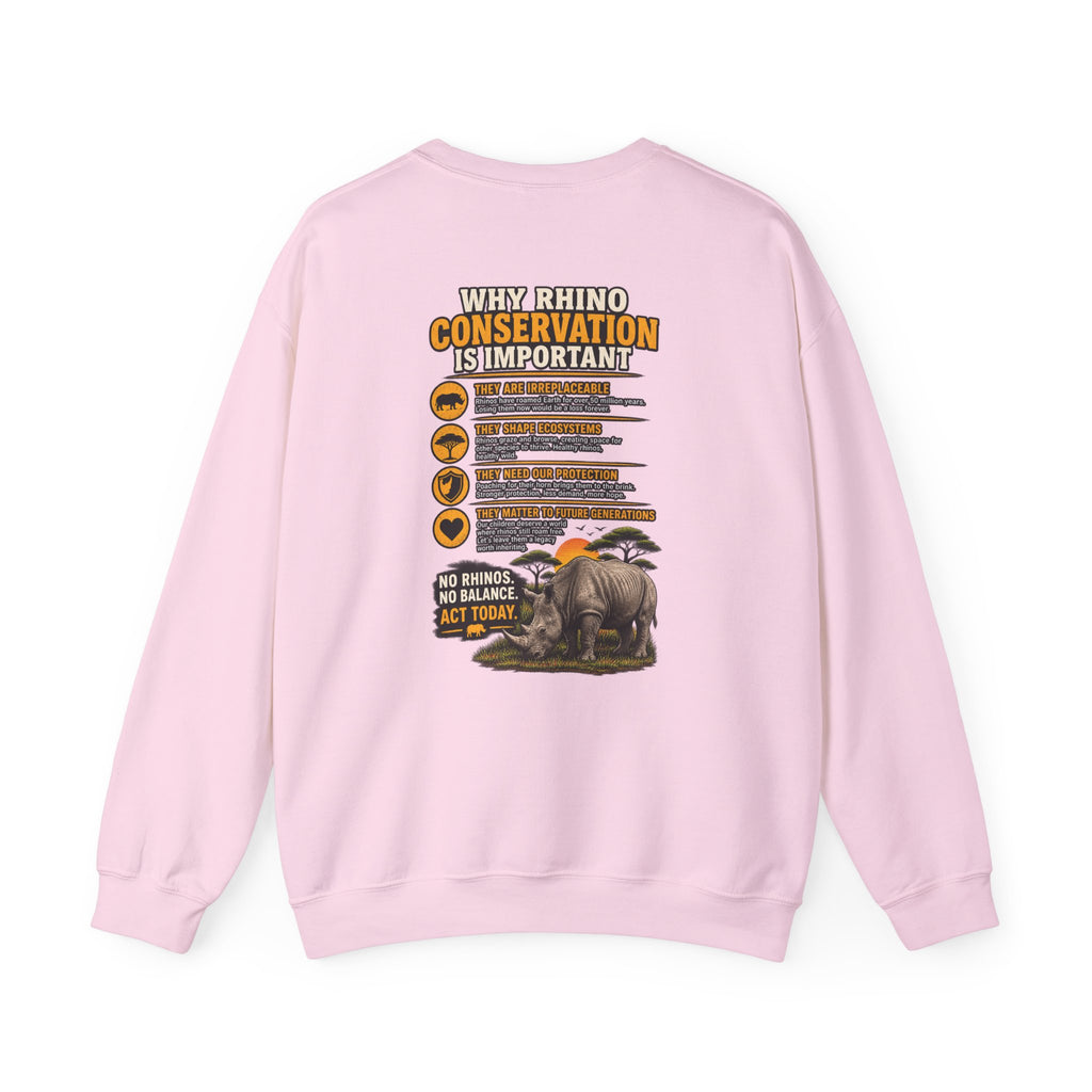 Let the Rhino Be Horny – Unisex Heavy Blend Crewneck Sweatshirt