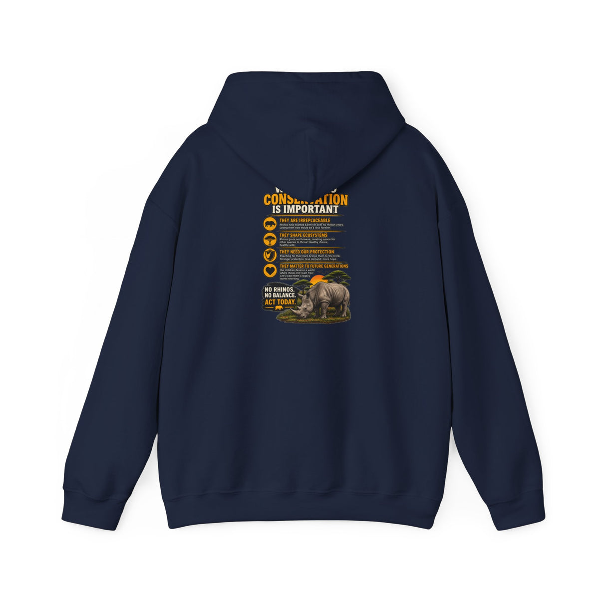 Let the Rhino Be Horny – Unisex Heavy Blend Hoodie