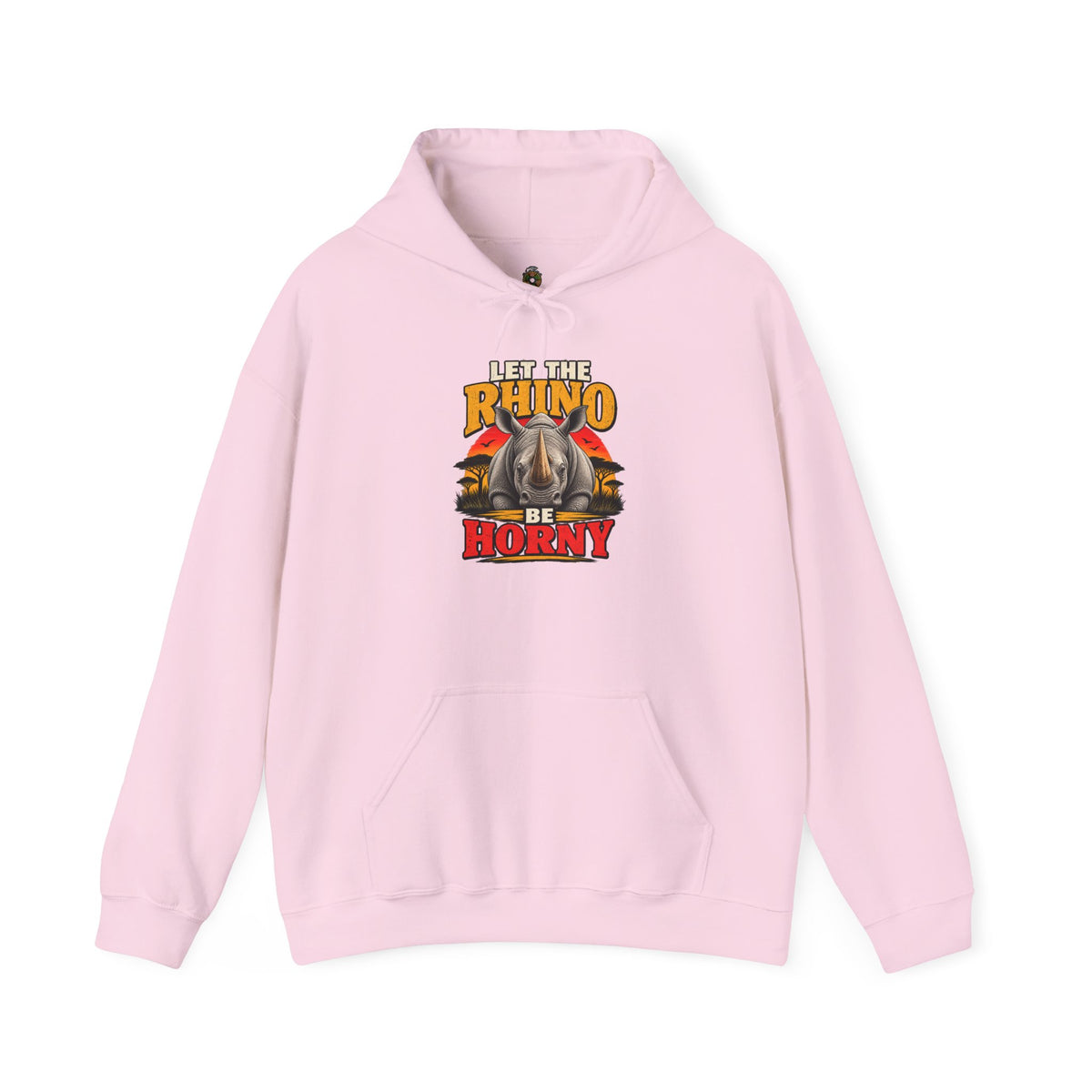 Let the Rhino Be Horny – Unisex Heavy Blend Hoodie