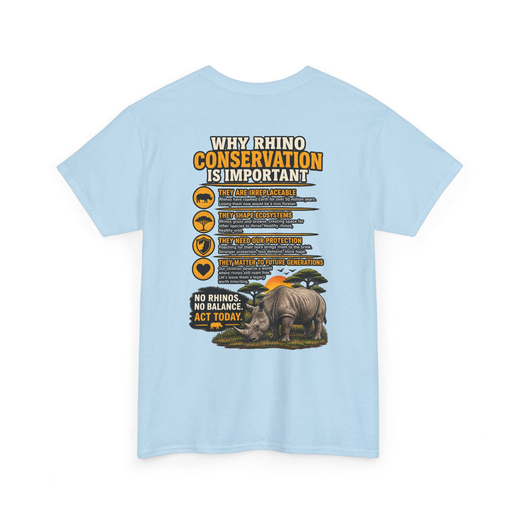 Let the Rhino Be Horny – Unisex Heavy Cotton Tee