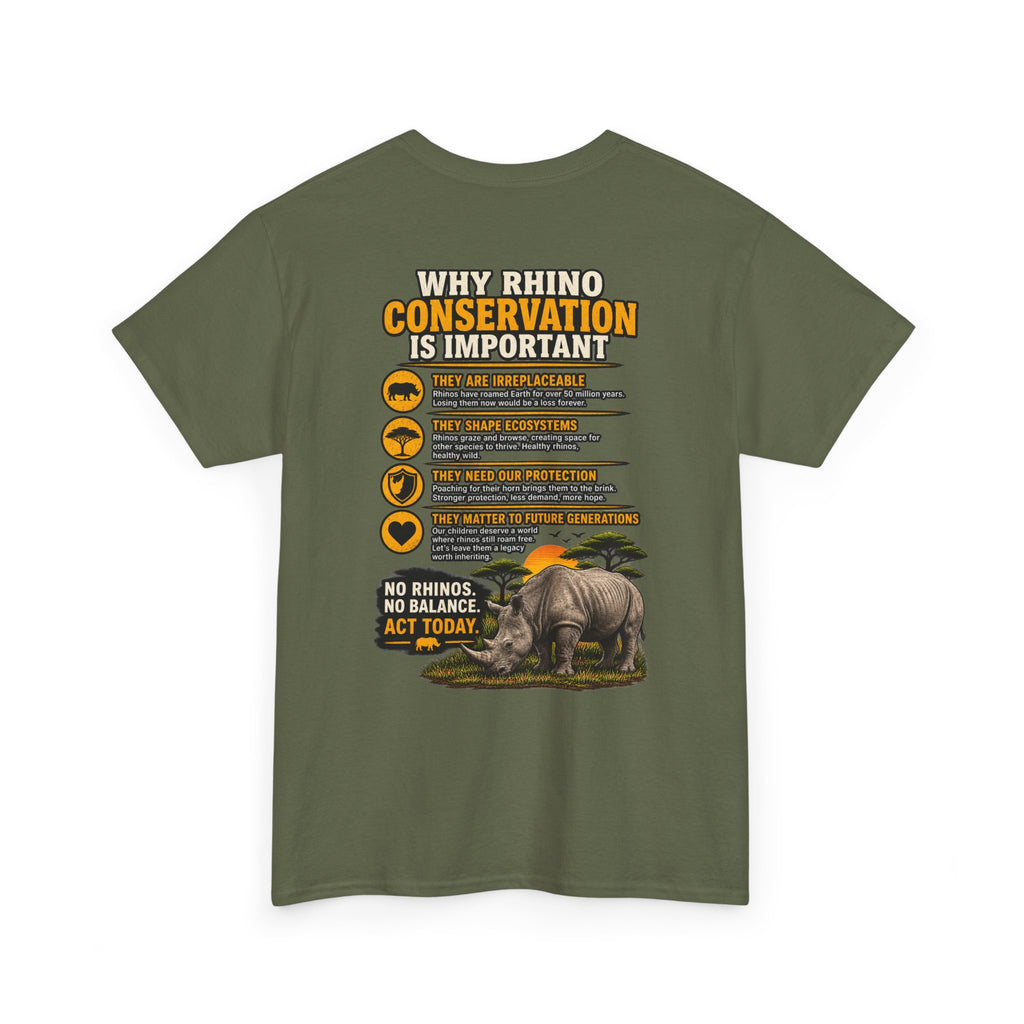 Let the Rhino Be Horny – Unisex Heavy Cotton Tee