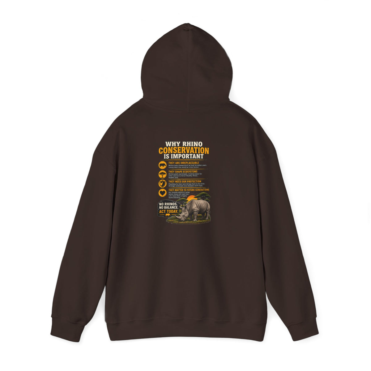 Let the Rhino Be Horny – Unisex Heavy Blend Hoodie