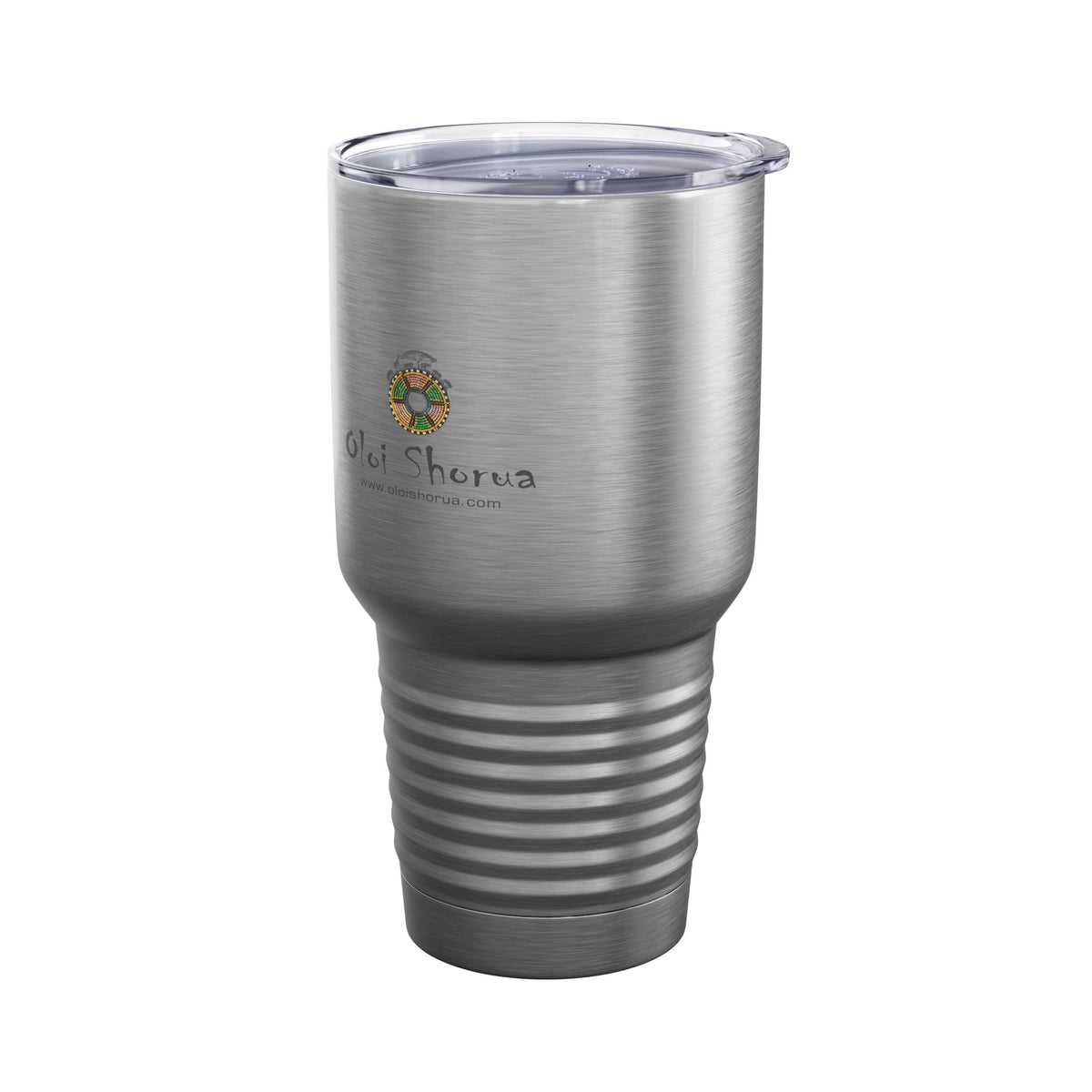 Wildlife Herd 30oz Tundra Tumbler — Elephant & Buffalo Stainless Travel Mug