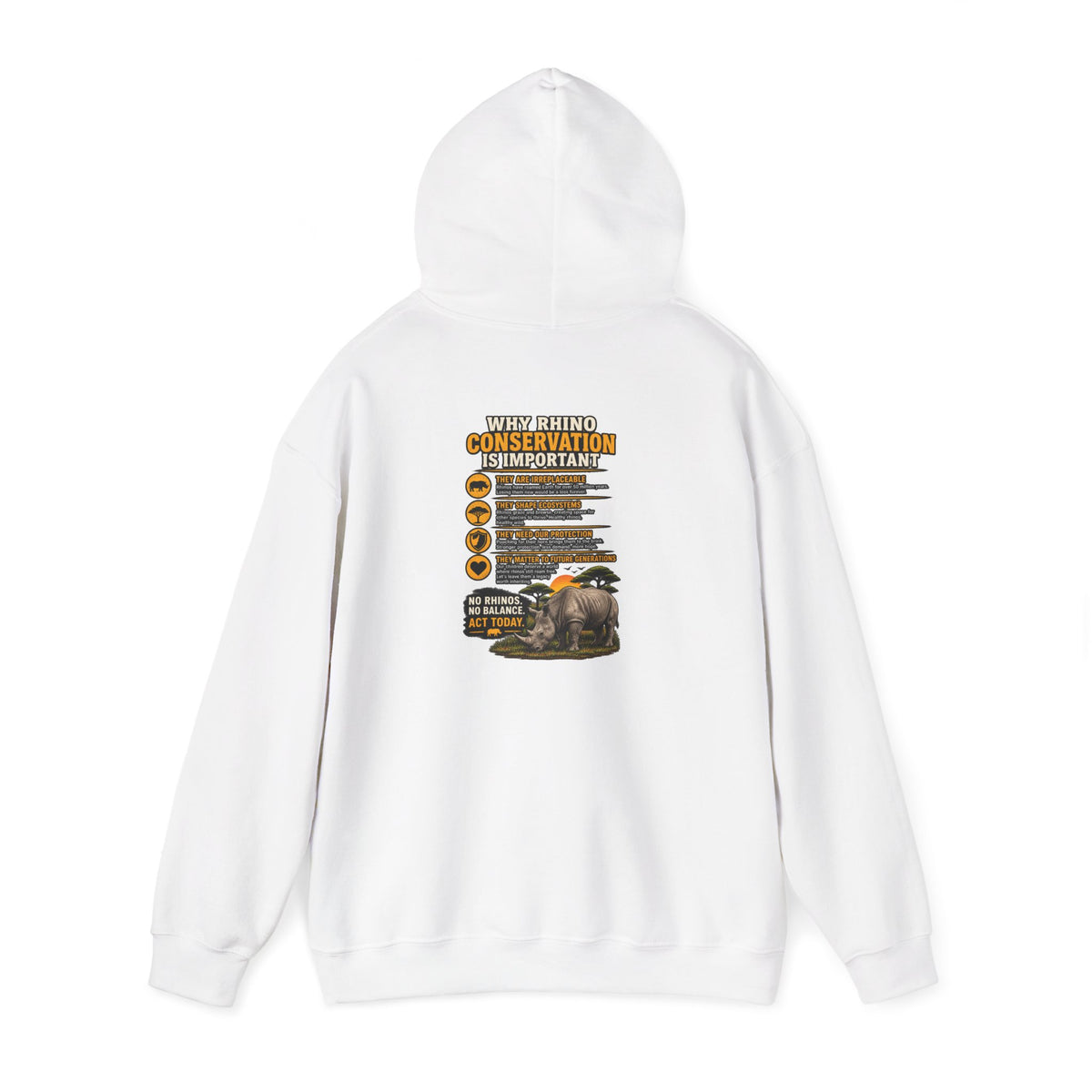 Let the Rhino Be Horny – Unisex Heavy Blend Hoodie