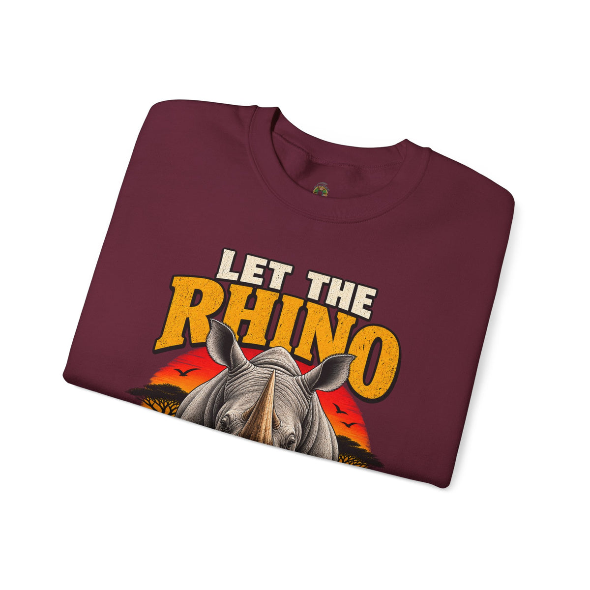 Let the Rhino Be Horny – Unisex Heavy Blend Crewneck Sweatshirt
