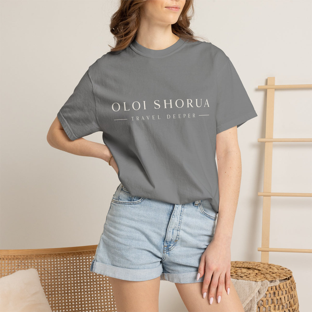 Oloi Shorua Travel Deeper Garment-Dyed T-Shirt