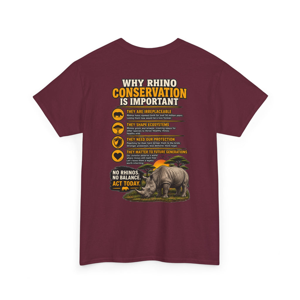Let the Rhino Be Horny – Unisex Heavy Cotton Tee